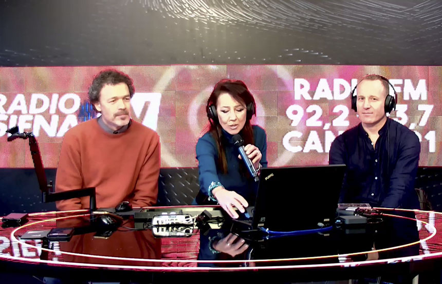 Primavera Noir presentazione disco intervista Sofia Rossi Radio Siena TV